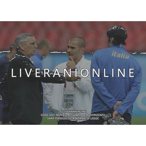 Zurigo (CH) 12-06-2008 Campionati europei EURO2008 Allenamento pre partita italia nella foto gigi riva, fabio cannavaro e gianluigi buffon ph marco luzzani/ag aldo liverani s.a.s.