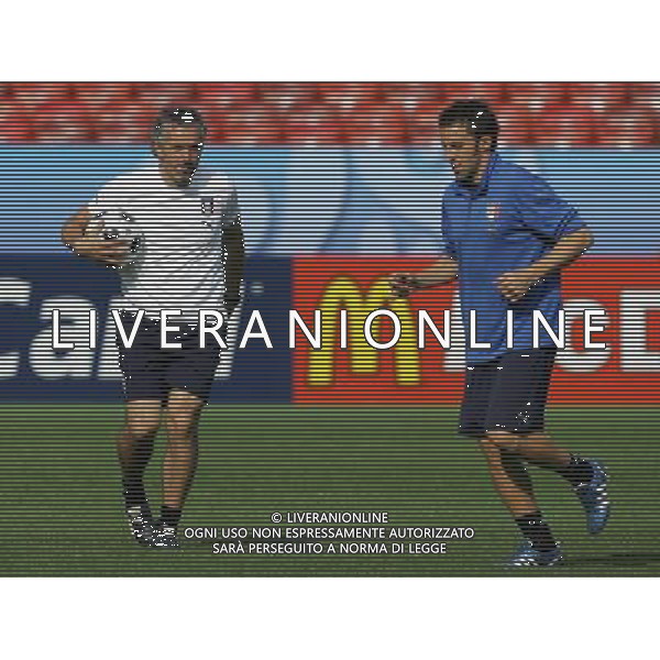 Zurigo (CH) 12-06-2008 Campionati europei EURO2008 Allenamento pre partita italia nella foto roberto donadoni e alessandro del piero ph marco luzzani/ag aldo liverani s.a.s.
