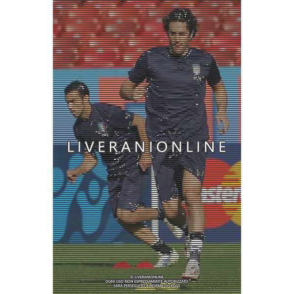 Zurigo (CH) 12-06-2008 Campionati europei EURO2008 Allenamento pre partita italia nella foto luca toni e fabio quagliarella ph marco luzzani/ag aldo liverani s.a.s.