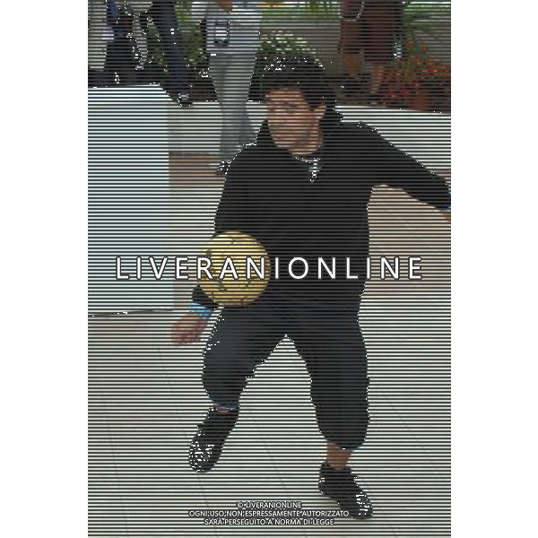 CANNES 2008 NELLA FOTO DIEGO ARMANDO MARADONA AG ALDO LIVERANI