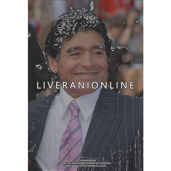 CANNES 2008 NELLA FOTO DIEGO ARMANDO MARADONA AG ALDO LIVERANI