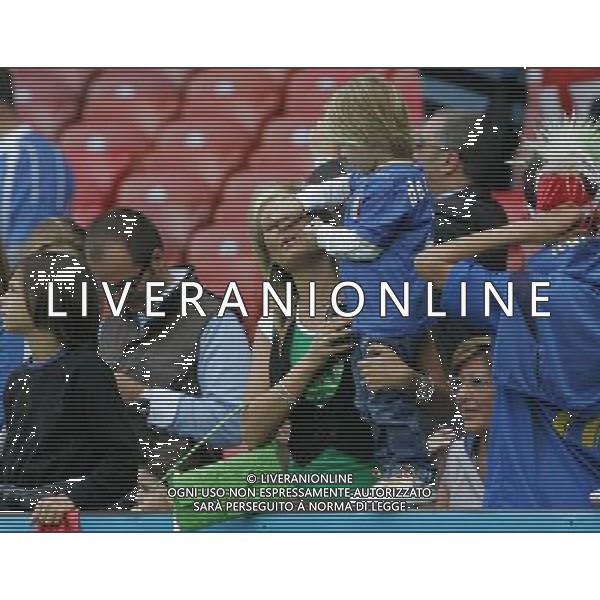 Italia - Romania 13/06/2008 Europei Zurigo nella foto la moglie di daniele de rossi ph luzzani/Ag. Aldo Liverani Sas