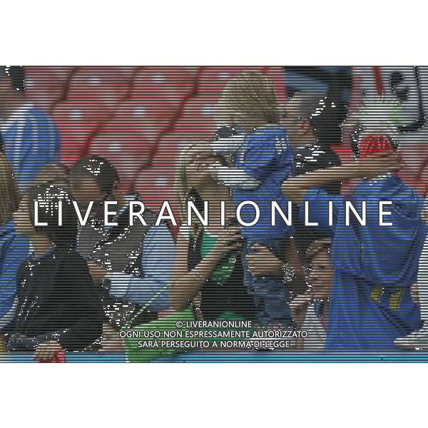 Italia - Romania 13/06/2008 Europei Zurigo nella foto la moglie di daniele de rossi ph luzzani/Ag. Aldo Liverani Sas