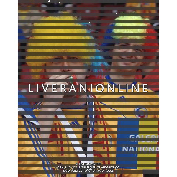 UEFA EURO 2008 Gruppo C M13 Zurigo - 13.06.2008 Italia-Romania Nella Foto:TIFOSI ROMANIA /Ph.Vitez-Ag. Aldo Liverani