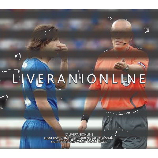 UEFA EURO 2008 Gruppo C M13 Zurigo - 13.06.2008 Italia-Romania Nella Foto:OVREBO-PIRLO /Ph.Vitez-Ag. Aldo Liverani