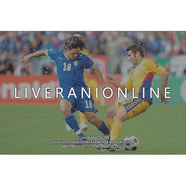 UEFA EURO 2008 Gruppo C M13 Zurigo - 13.06.2008 Italia-Romania Nella Foto:CAMONARESI-MUTU /Ph.Vitez-Ag. Aldo Liverani