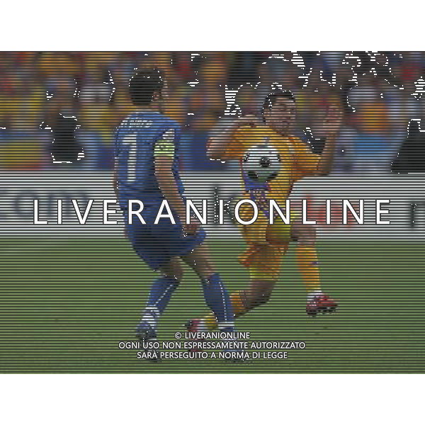 Italia-Romania UEFA EURO 2008 Gruppo C M13 Zurigo - 13.06.2008 Nella Foto: alessandro del piero e petre Ph.Luzzani/Ag. Aldo Liverani