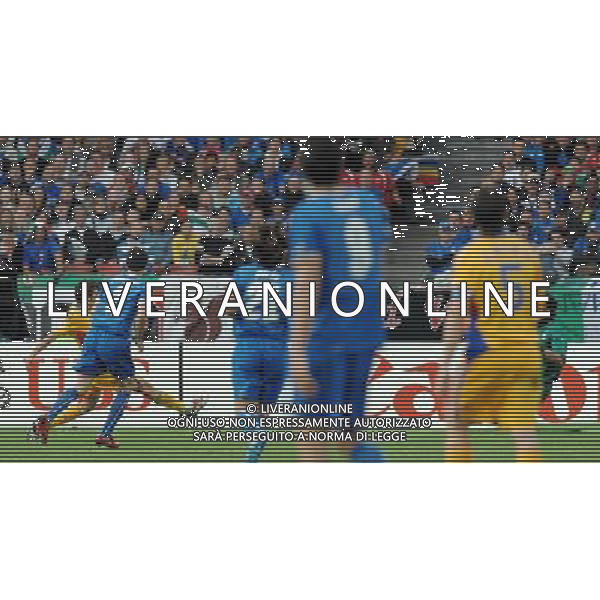 UEFA EURO 2008 Gruppo C M13 Zurigo - 13.06.2008 Italia-Romania Nella Foto:MUTU GOL /Ph.Vitez-Ag. Aldo Liverani