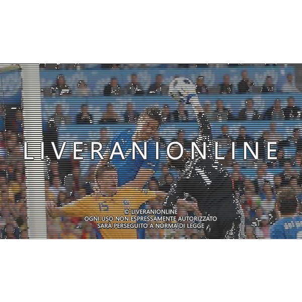 UEFA EURO 2008 Gruppo C M13 Zurigo - 13.06.2008 Italia-Romania Nella Foto:LOBONT ANTICIPA TONI /Ph.Vitez-Ag. Aldo Liverani