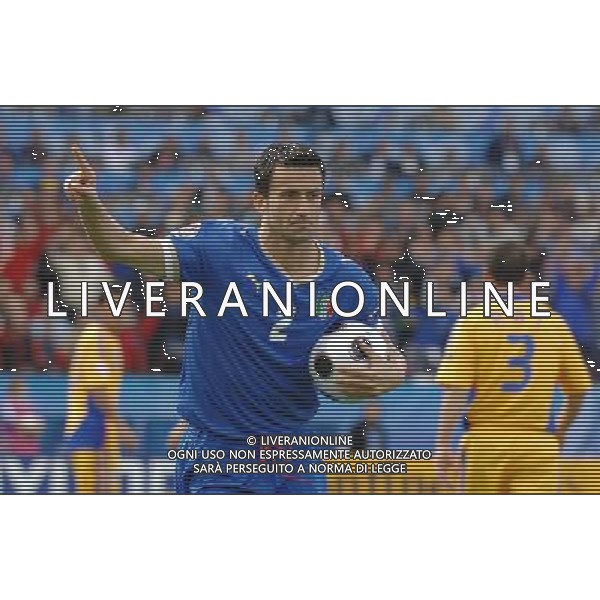 UEFA EURO 2008 Gruppo C M13 Zurigo - 13.06.2008 Italia-Romania Nella Foto:PANUCCI ESULTA /Ph.Vitez-Ag. Aldo Liverani