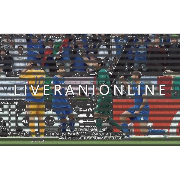 UEFA EURO 2008 Gruppo C M13 Zurigo - 13.06.2008 Italia-Romania Nella Foto:BUFFON ESULTA PER IL RIGORE PARATO /Ph.Vitez-Ag. Aldo Liverani