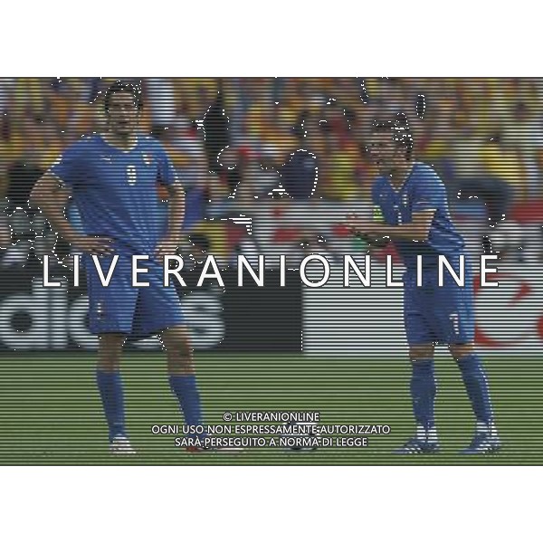 Italia-Romania UEFA EURO 2008 Gruppo C M13 Zurigo - 13.06.2008 Nella Foto: luca toni e alessandro del piero Ph.Luzzani/Ag. Aldo Liverani