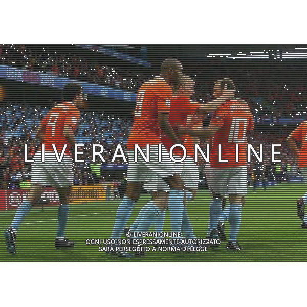 esultanza dopo il gol di Dirk KUYT - 13.06.2008 - Francia / Olanda - Europei 2008 - Berna Photo : Philippe Perusseau /Iconsport /Ag. Aldo Liverani - ITALY ONLY -