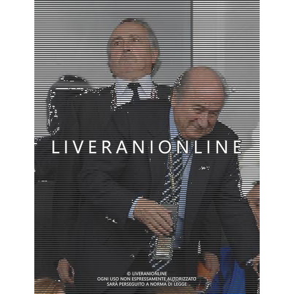 UEFA EURO 2008 Gruppo C M13 Zurigo- 13.06.2008 Italia-Romania Nella Foto:ABETE GIANCARLO-BLATTER JOSEPH /Ph.Vitez-Ag. Aldo Liverani