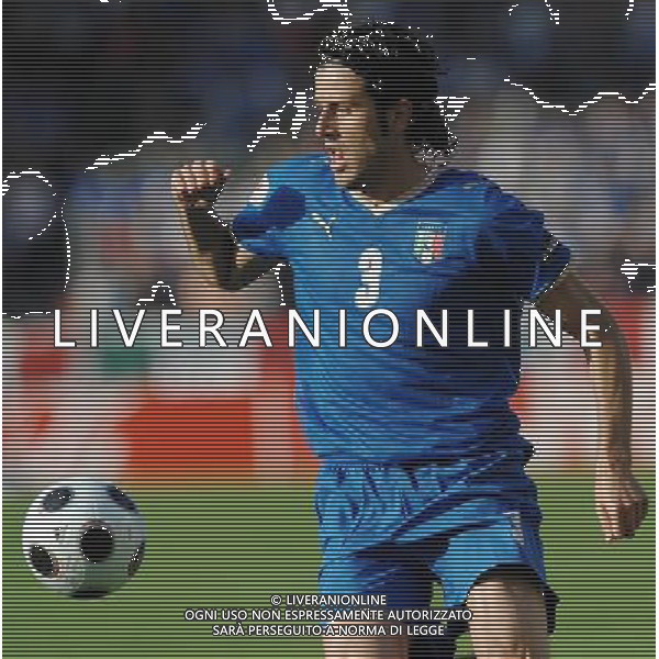 UEFA EURO 2008 Gruppo C M13 Zurigo- 13.06.2008 Italia-Romania Nella Foto:GROSSO FABIO /Ph.Vitez-Ag. Aldo Liverani