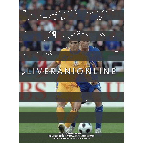 UEFA EURO 2008 Gruppo C M13 Zurigo- 13.06.2008 Italia-Romania Nella Foto:NICULAE DANIEL /Ph.Vitez-Ag. Aldo Liverani