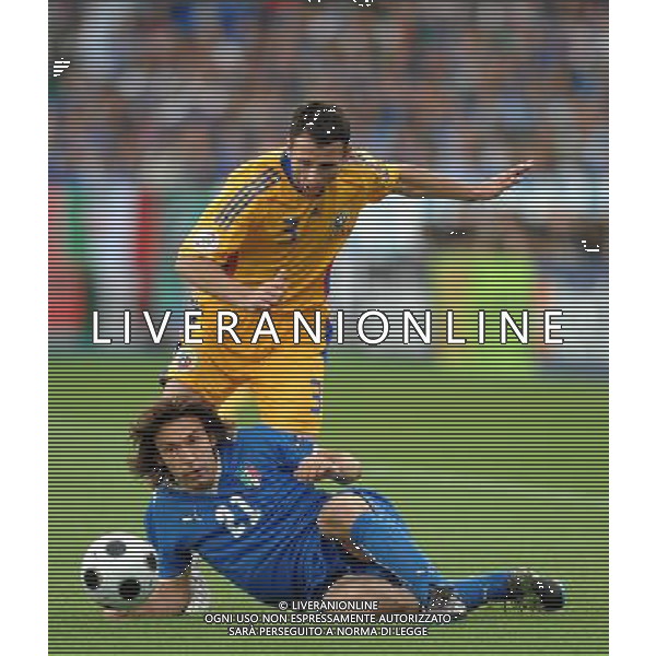 UEFA EURO 2008 Gruppo C M13 Zurigo- 13.06.2008 Italia-Romania Nella Foto:PIRLO ANDREA-RAT RAZVAN /Ph.Vitez-Ag. Aldo Liverani