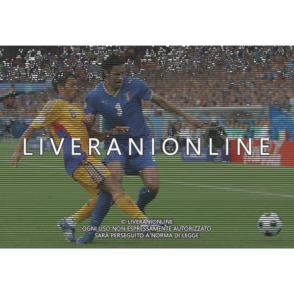 Zurigo (CH) 13-06-2008 Campionato Europeo Calcio EURO2008 italia-romania 1:1 nella foto fabio grosso e paul codrea ph marco luzzani/ag aldo liverani s.a.s.