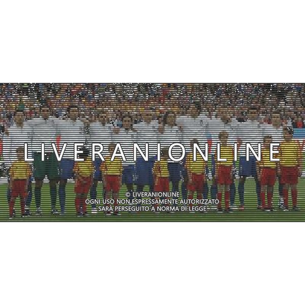 Zurigo (CH) 13-06-2008 Campionato Europeo Calcio EURO2008 italia-romania 1:1 nella foto i giocatori della nazionale italiana schierati ph marco luzzani/ag aldo liverani s.a.s.