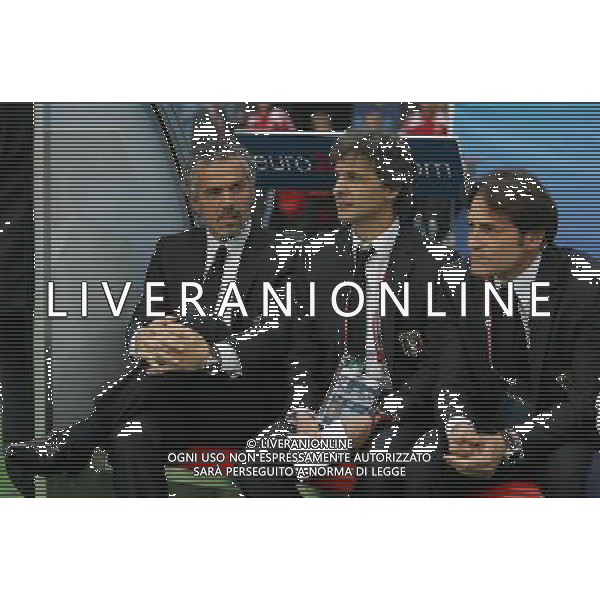 Zurigo (CH) 13-06-2008 Campionato Europeo Calcio EURO2008 italia-romania 1:1 nella foto roberto donadoni, mario bortolazzi e mauro vladovich ph marco luzzani/ag aldo liverani s.a.s.