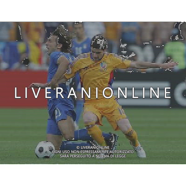 Zurigo (CH) 13-06-2008 Campionato Europeo Calcio EURO2008 italia-romania 1:1 nella foto andrea pirlo e razvan cocis ph marco luzzani/ag aldo liverani s.a.s.