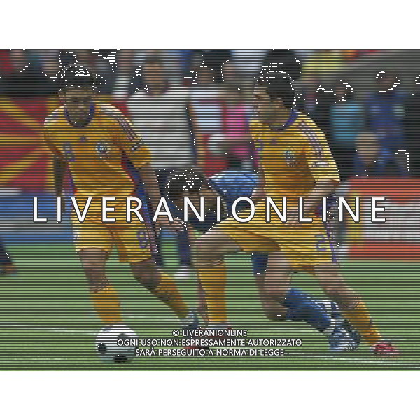 Zurigo (CH) 13-06-2008 Campionato Europeo Calcio EURO2008 italia-romania 1:1 nella foto alessandro del piero, paul codrea e cosmin contra ph marco luzzani/ag aldo liverani s.a.s.