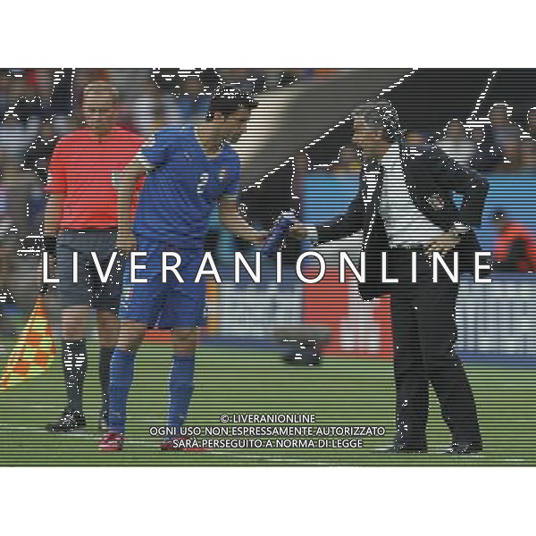 Zurigo (CH) 13-06-2008 Campionato Europeo Calcio EURO2008 italia-romania 1:1 nella foto roberto donadoni e cristian panucci ph marco luzzani/ag aldo liverani s.a.s.