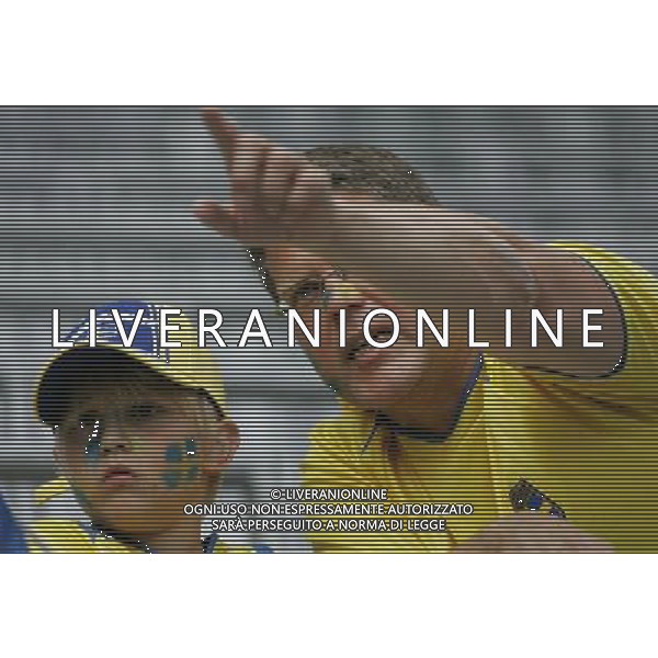 Svezia - Spagna 14/06/2008 Europei Innsbruck nella foto Tifosi Svezia ph luzzani/Ag. Aldo Liverani Sas