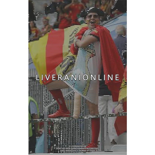 Svezia - Spagna 14/06/2008 Europei Innsbruck nella foto Tifosi Spagna ph luzzani/Ag. Aldo Liverani Sas