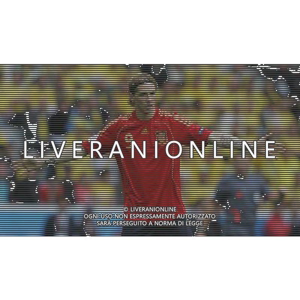 Svezia - Spagna 14/06/2008 Europei Innsbruck nella foto fernando torres ph luzzani/Ag. Aldo Liverani Sas