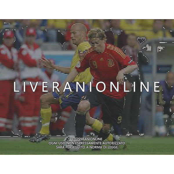 Svezia - Spagna 14/06/2008 Europei Innsbruck nella foto fernando torres e ljungberg ph luzzani/Ag. Aldo Liverani Sas