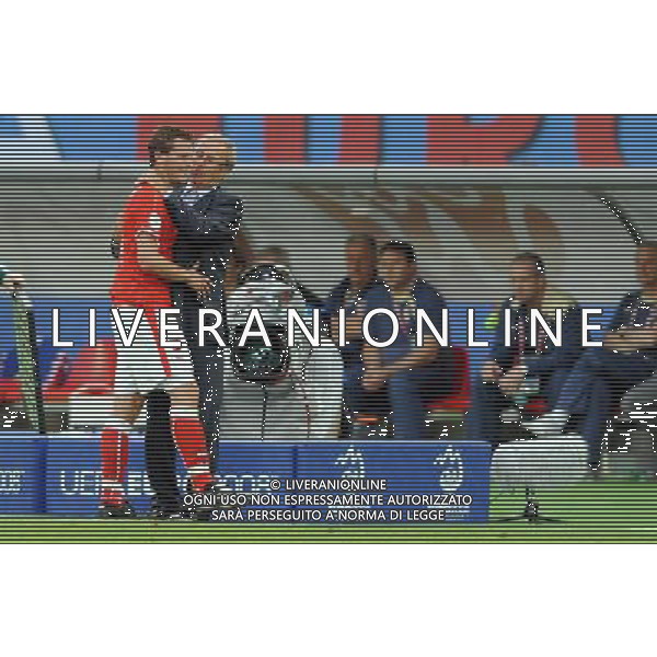 UEFA EURO 2008 Gruppo B M03 Vienna - 08.06.2008 Austria-Croazia Nella Foto:HICKERSBERGER JOSEF-SAUMEL JURGEN /Ph.Vitez-Ag. Aldo Liverani