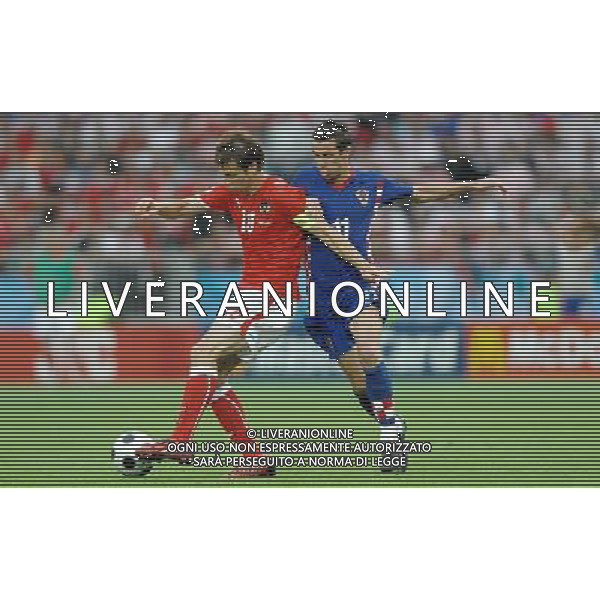 UEFA EURO 2008 Gruppo B M03 Vienna - 08.06.2008 Austria-Croazia Nella Foto:IVANSCHITZ ANDREAS-SRNA DARIJO /Ph.Vitez-Ag. Aldo Liverani