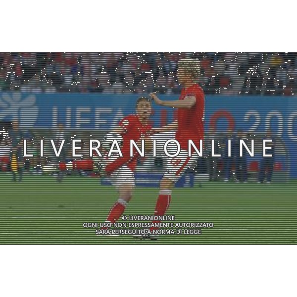 UEFA EURO 2008 Gruppo B M03 Vienna - 08.06.2008 Austria-Croazia Nella Foto:PRODL SEBASTIAN-KIENAST ROMAN /Ph.Vitez-Ag. Aldo Liverani