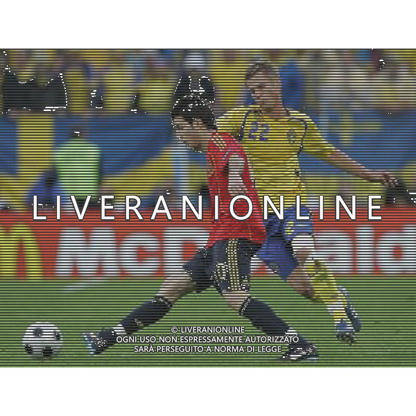 Svezia - Spagna 14/06/2008 Europei Innsbruck nella foto ph luzzani/Ag. Aldo Liverani Sas