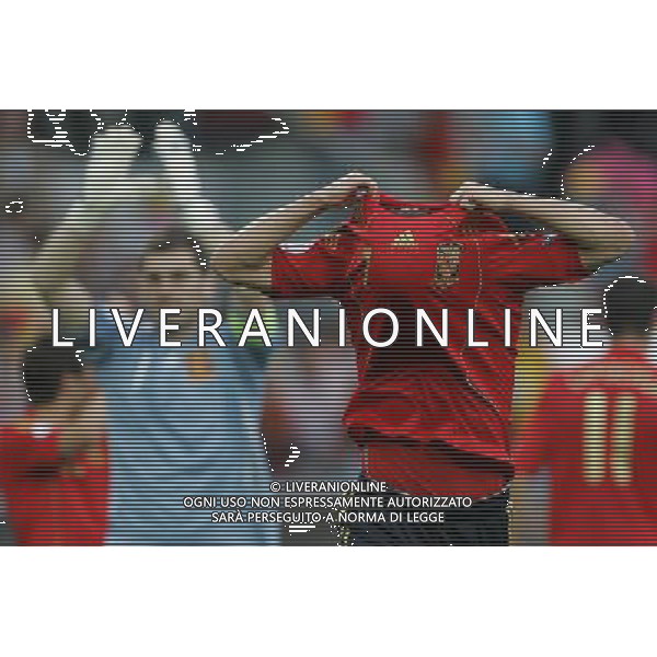 Svezia - Spagna 14/06/2008 Europei Innsbruck nella foto esultanza david villa a fine gara ph luzzani/Ag. Aldo Liverani Sas