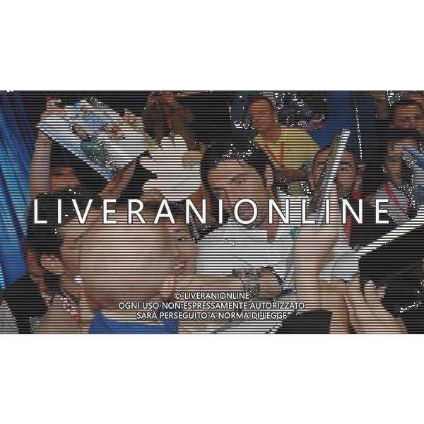 Conferenza Stampa Nazionale Italiana a Baden - 15.06.2008 Europei Austria Nella Foto: BUFFON GIANLUIGI FIRMA L\'AUTOGRAFO SULLA MAGLIA DI UN BIMBO Ph.Vitez-Ag. Aldo Liverani