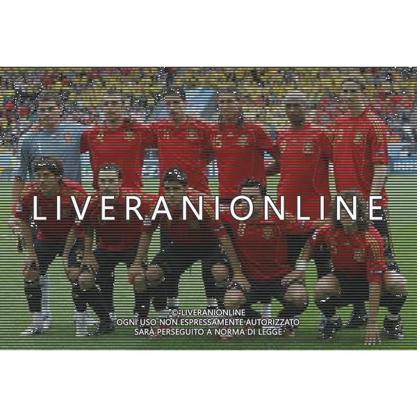 Innsbruck (AUT) 14-06-2008 Campionato europeoo calcio EURO2008 svezia-spagna 1:2 nella foto formazione spagna ph marco luzzani/ag aldo liverani s.p.a.