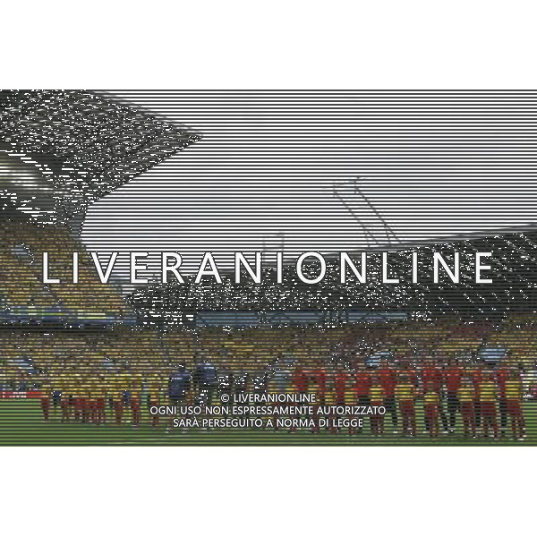 Innsbruck (AUT) 14-06-2008 Campionato europeoo calcio EURO2008 svezia-spagna 1:2 nella foto squadre schierate ph marco luzzani/ag aldo liverani s.p.a.