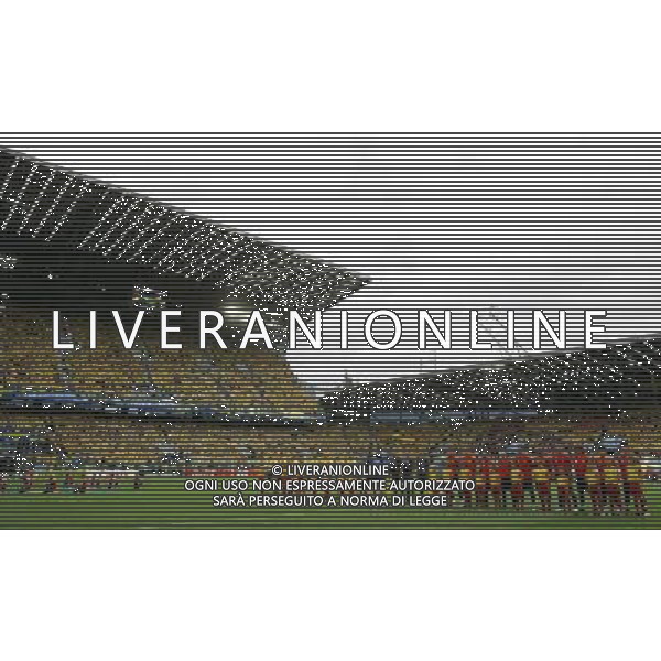 Innsbruck (AUT) 14-06-2008 Campionato europeoo calcio EURO2008 svezia-spagna 1:2 nella foto squadre schierate ph marco luzzani/ag aldo liverani s.p.a.