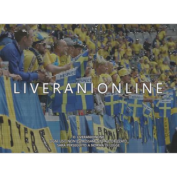 Innsbruck (AUT) 14-06-2008 Campionato europeoo calcio EURO2008 svezia-spagna 1:2 nella foto tifo svezia ph marco luzzani/ag aldo liverani s.p.a.