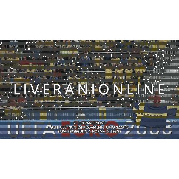 Innsbruck (AUT) 14-06-2008 Campionato europeoo calcio EURO2008 svezia-spagna 1:2 nella foto tifo svezia ph marco luzzani/ag aldo liverani s.p.a.