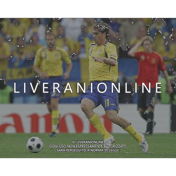 Innsbruck (AUT) 14-06-2008 Campionato europeoo calcio EURO2008 svezia-spagna 1:2 nella foto johan elmander ph marco luzzani/ag aldo liverani s.p.a.