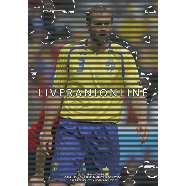 Innsbruck (AUT) 14-06-2008 Campionato europeoo calcio EURO2008 svezia-spagna 1:2 nella foto olof mellberg ph marco luzzani/ag aldo liverani s.p.a.