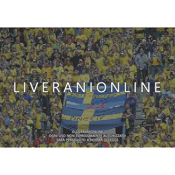 Innsbruck (AUT) 14-06-2008 Campionato europeoo calcio EURO2008 svezia-spagna 1:2 nella foto tifo svezia ph marco luzzani/ag aldo liverani s.p.a.