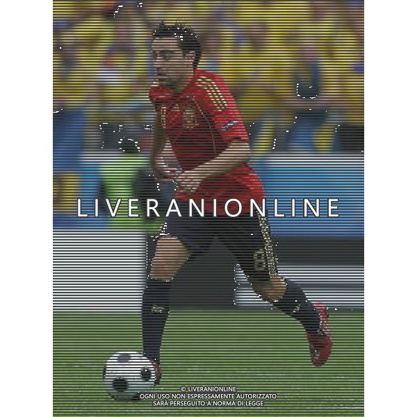 Innsbruck (AUT) 14-06-2008 Campionato europeoo calcio EURO2008 svezia-spagna 1:2 nella foto xavi hernandez ph marco luzzani/ag aldo liverani s.p.a.