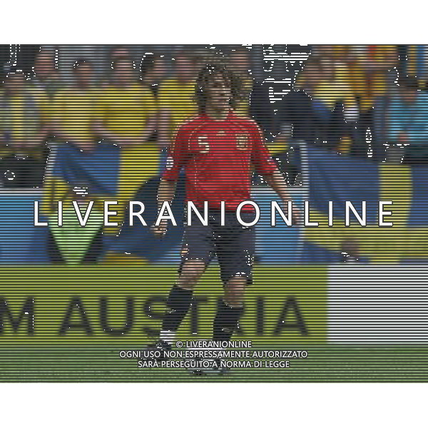 Innsbruck (AUT) 14-06-2008 Campionato europeoo calcio EURO2008 svezia-spagna 1:2 nella foto carles puyol ph marco luzzani/ag aldo liverani s.p.a.