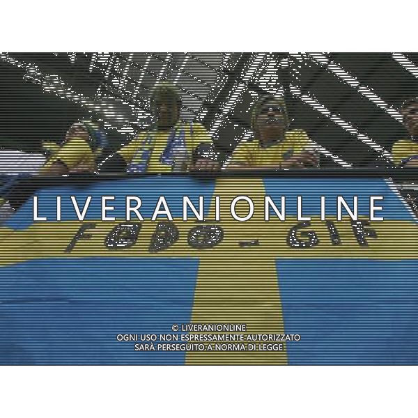 Innsbruck (AUT) 14-06-2008 Campionato europeoo calcio EURO2008 svezia-spagna 1:2 nella foto TIFO SVEZIA ph marco luzzani/ag aldo liverani s.p.a.