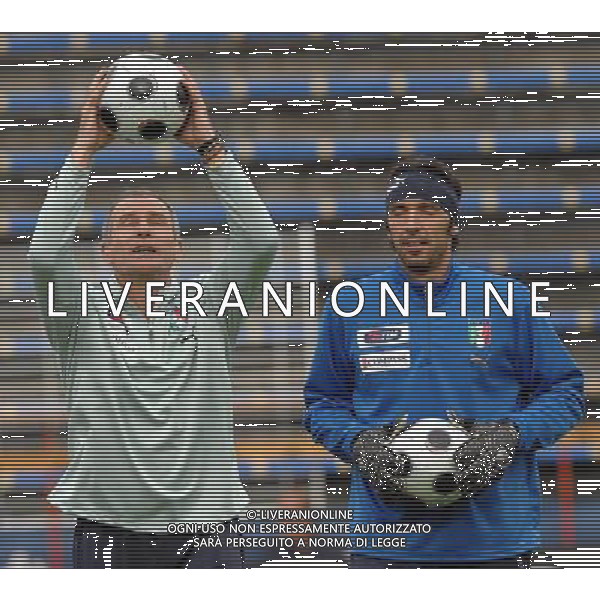 Allenamento Nazionale Italiana Baden - 15.06.2008 Nella Foto:BUFFON GIANLUIGI-BORDON IVANO /Ph.Vitez-Ag. Aldo Liverani