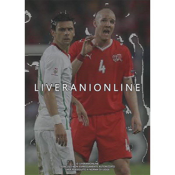 Svizzera - Portogallo 15/06/2008 Europei 2008 nella foto helder postiga e senderos ph luzzani/Ag. Aldo Liverani sas